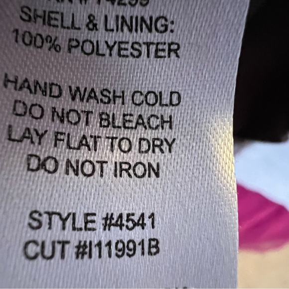 En Focus, dress, size 8, bead accents, layered, tapered, - Picture 5 of 6